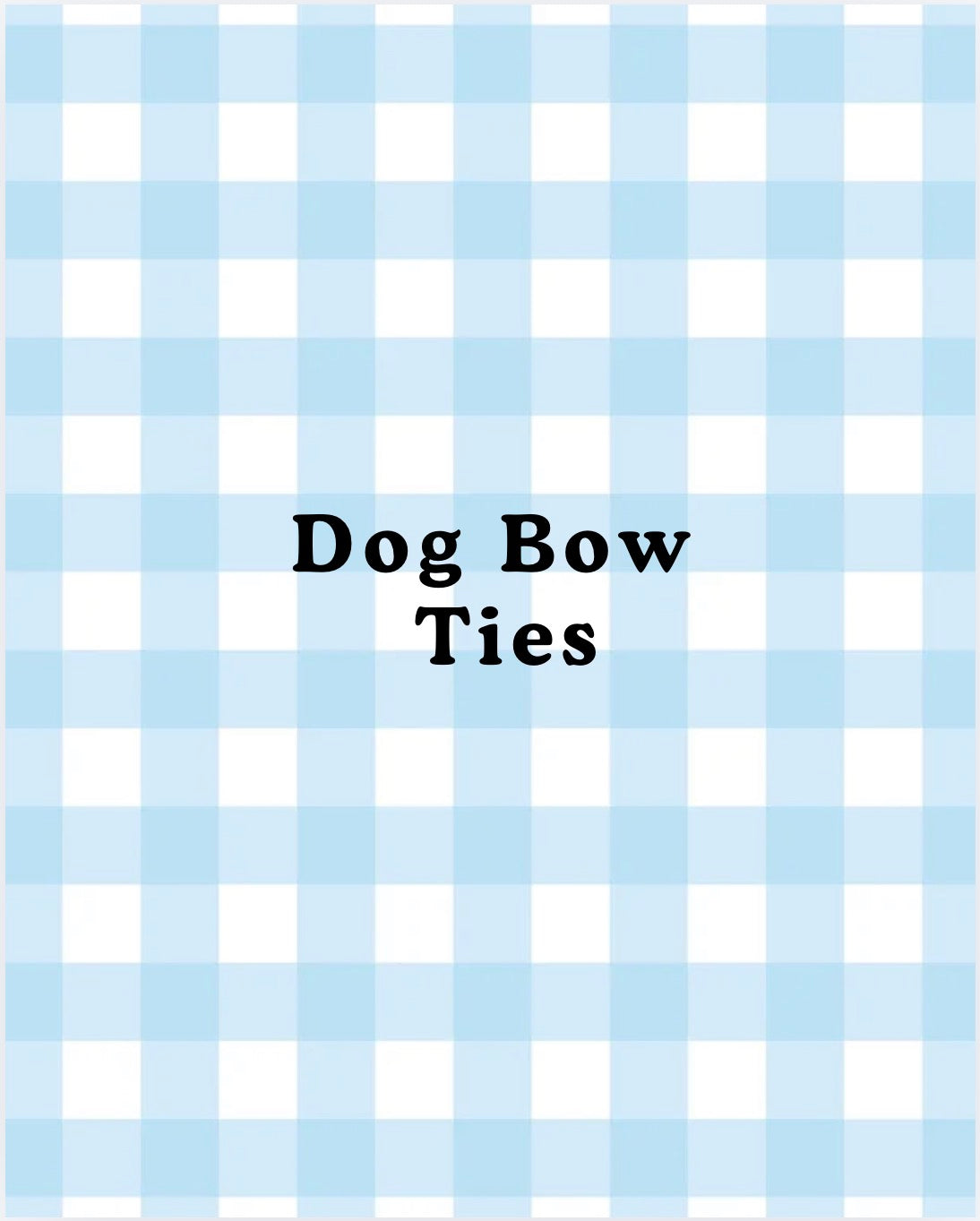 Dog Bow Ties