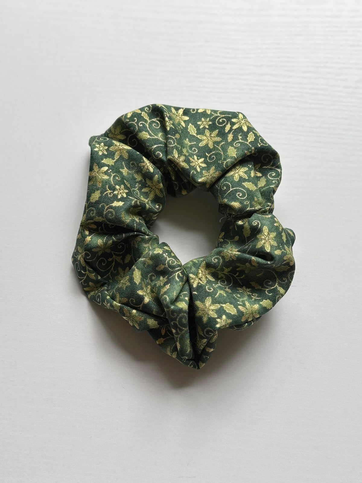 Green Merry Noel Scrunchie