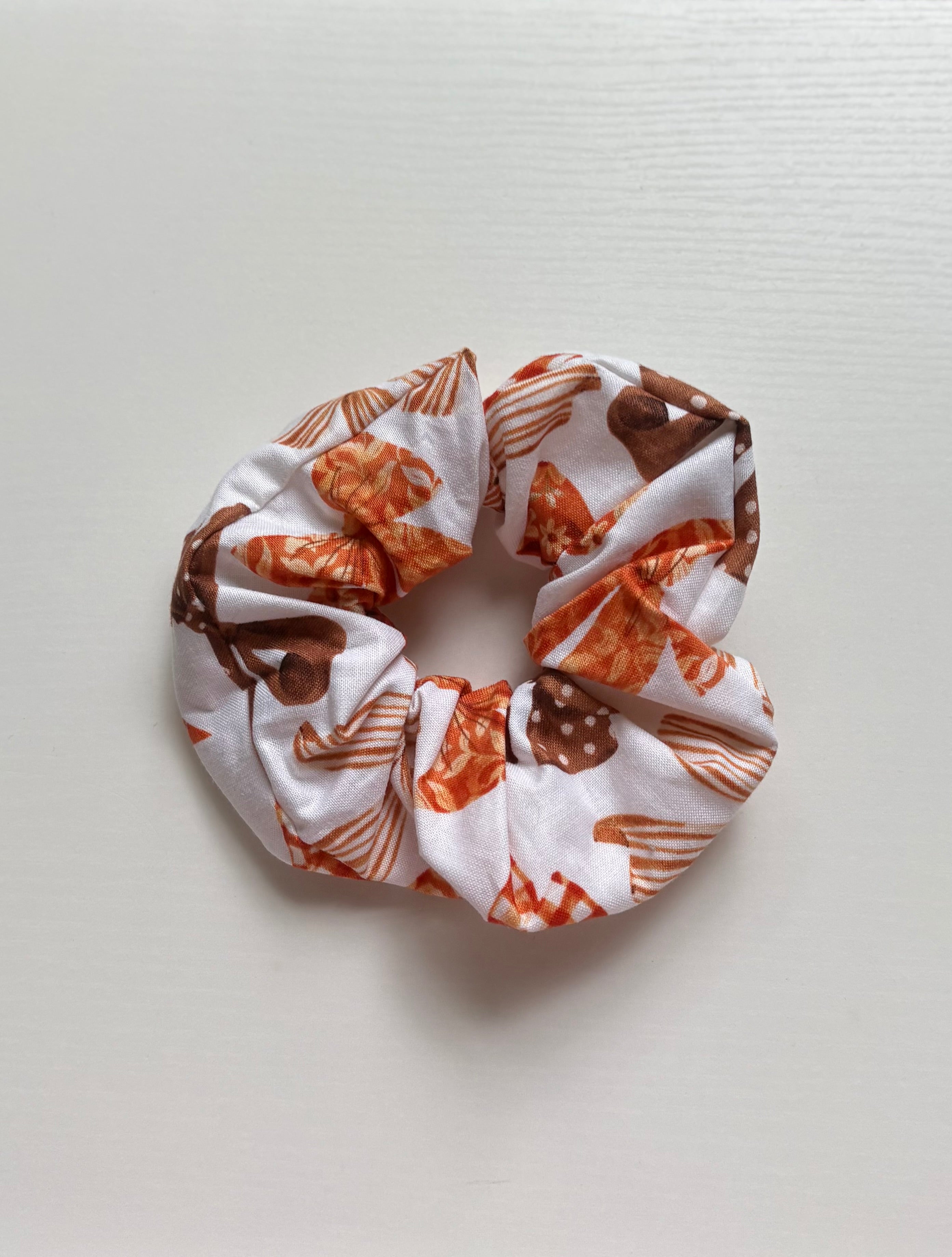 Fall Bows Dog Flower Bow Tie and Scrunchie Set