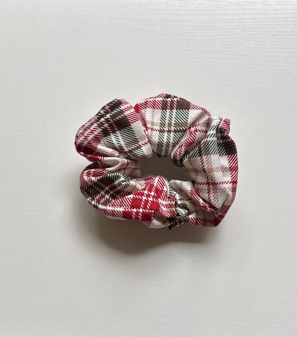 Christmas Plaid Scrunchie