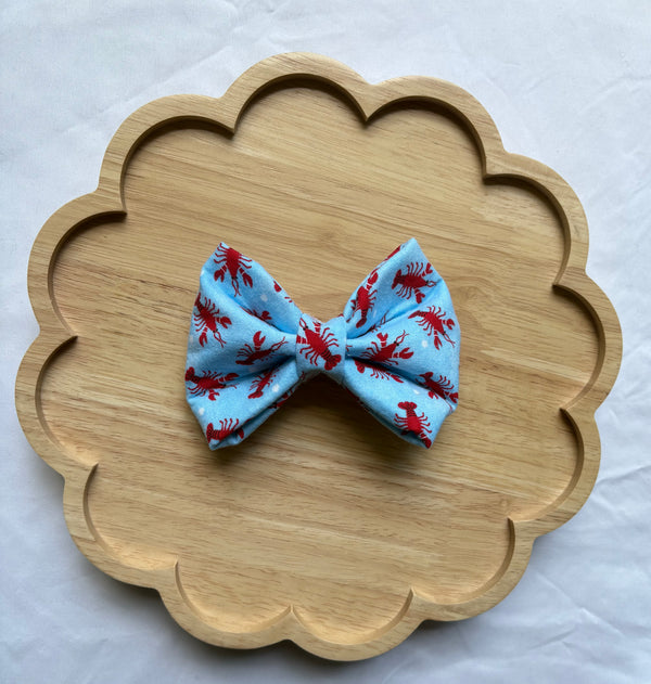 Structured Lobster Dog Bow Tie