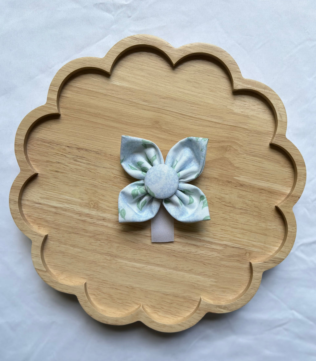 Hydrangea Dreams Dog Flower Bow Tie