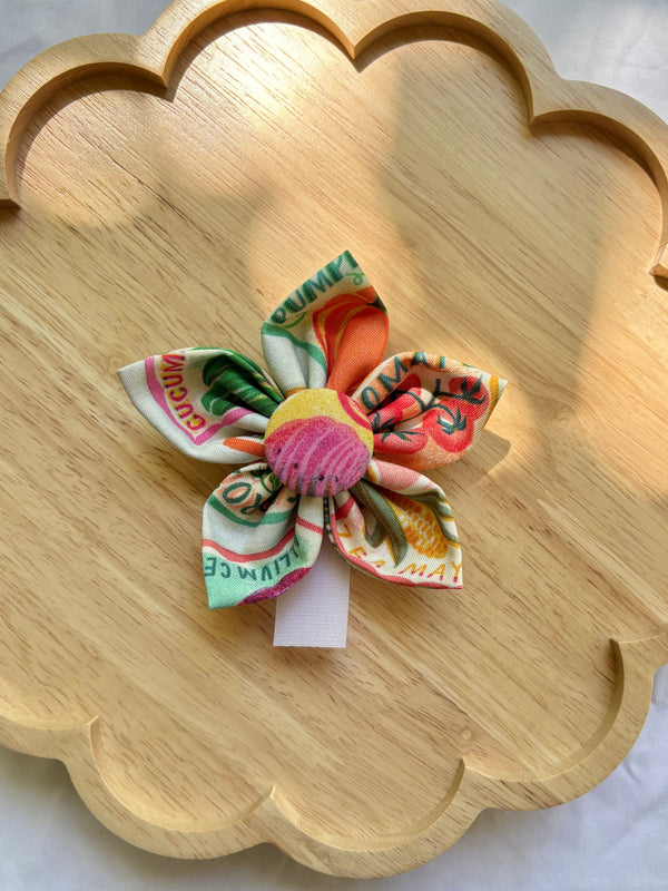 Seed Packet Dog Flower Bow Tie