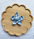 Blue Crab Dreams Dog Flower Bow Tie