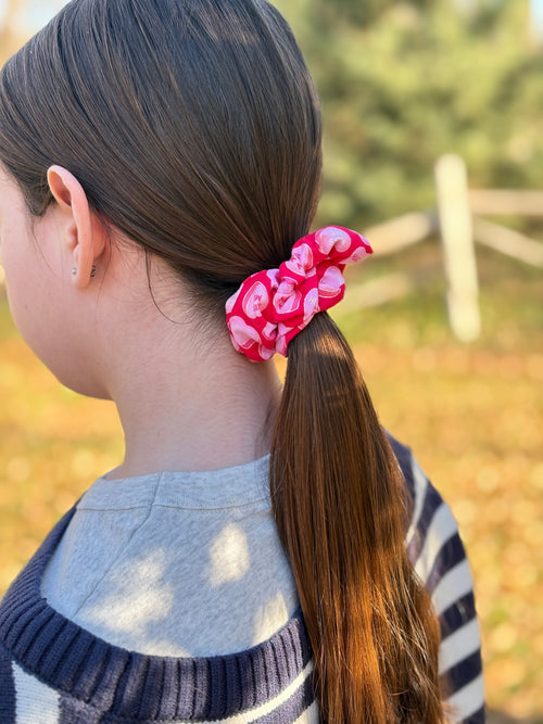 Candy Heart Scrunchie